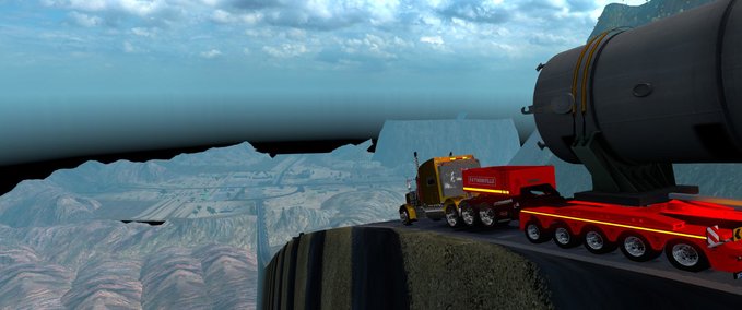 Maps KARTE "MONKAMX" [1.36.X] American Truck Simulator mod