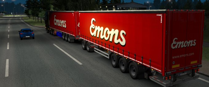 Skins Emons Trailer skin Eurotruck Simulator mod