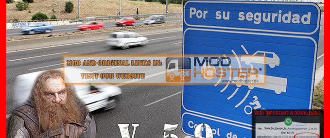 Realistic Traffic v 5.9 von Rockeropasiempre für V 1.36.XX Mod Image