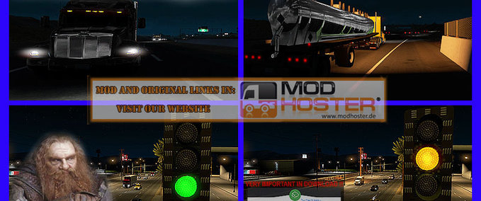 Mods AI Realistic Lights V 1.2 für ATS 1.36.XX American Truck Simulator mod