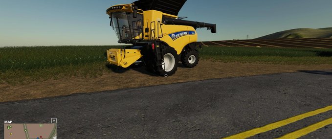 Selbstfahrer New Holland CR10.90 American Landwirtschafts Simulator mod