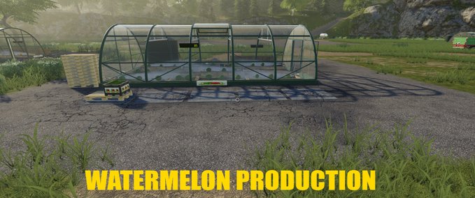 Platzierbare Objekte WATERMELON PRODUCTION Landwirtschafts Simulator mod