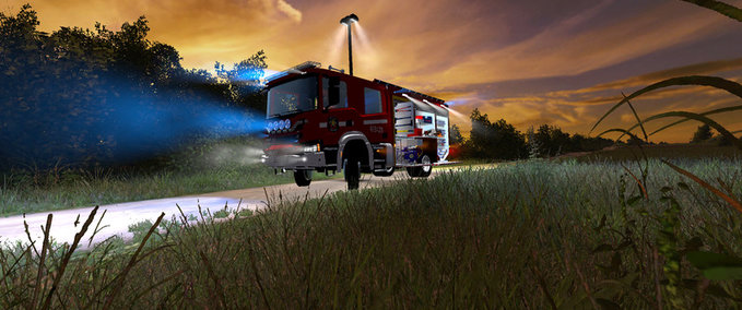 Feuerwehr Scania P410 XT Landwirtschafts Simulator mod