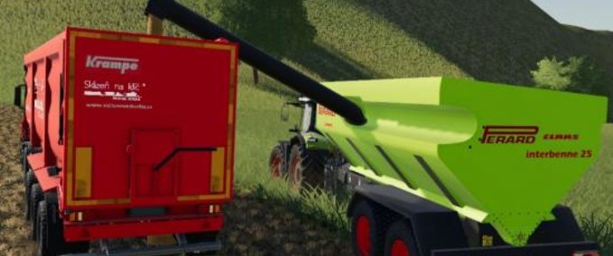 Trailers Perard Interbenne 27 Claas edition Farming Simulator mod