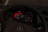 Mercedes Actros 2009 Realistische digitale Anzeigetafel [1.36.x] Mod Thumbnail