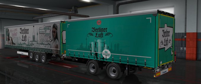 Skins Berliner Luft Skin für Krone Auflieger Eurotruck Simulator mod
