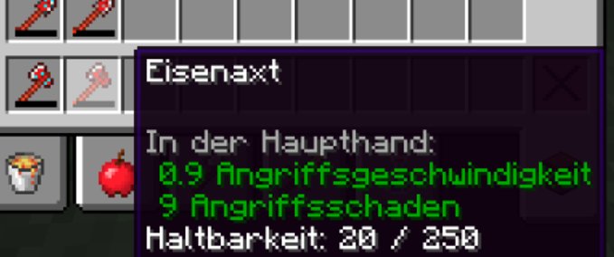 Texturen Packs RessourcePack für fast kaputte Spitzhacken Minecraft mod