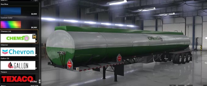 Trailer [ATS] Besitzbare SCS Treibstoffzisterne -beta- (1.36.x) American Truck Simulator mod
