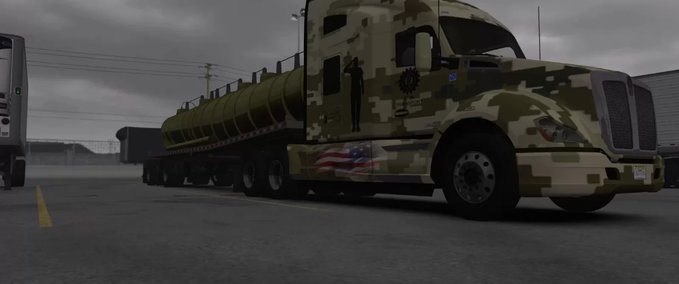 Trailer [ATS] Besitzbarer SCS Chemie Tanker (1.36.x) American Truck Simulator mod