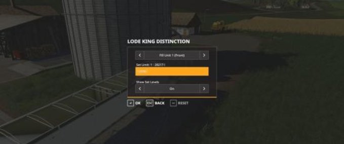 Scripte Fill Level Limiter Landwirtschafts Simulator mod
