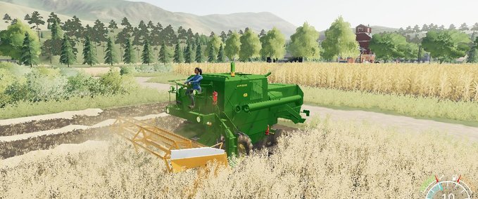 Selbstfahrer John Deere 55 combine Landwirtschafts Simulator mod