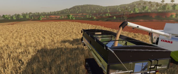 Überladewagen ELMERSMFG HaulMaster Bulk Augerwagon (Multicolor) Landwirtschafts Simulator mod