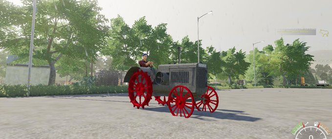 Oldtimer McCormick Deering 15-30 on steel Landwirtschafts Simulator mod