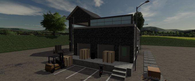 Gebäude mit Funktion Carton Factory Landwirtschafts Simulator mod