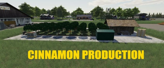 Gebäude mit Funktion CINNAMON PRODUCTION Landwirtschafts Simulator mod