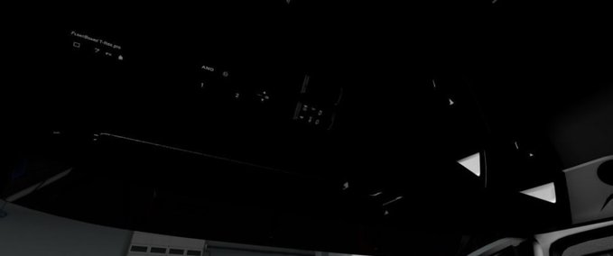 Interieurs Mercedes Benz MP4 Schwarzes Interieur [1.36.x] Eurotruck Simulator mod