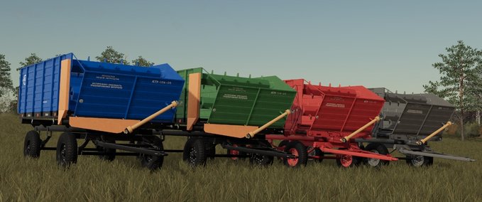 Sonstige Anhänger KTU-10 Multicolor Landwirtschafts Simulator mod