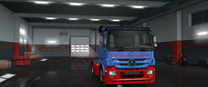 Skins Christopher Logistic Mp3 low roof Skin  Eurotruck Simulator mod