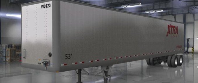 Trailer BESITZBARE DIRTY XTRA LEASE ANHÄNGER [1.36.X] American Truck Simulator mod
