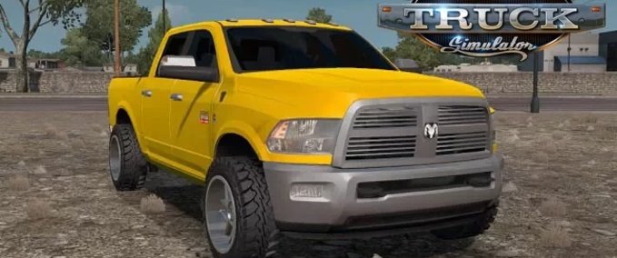 Trucks Dodge Ram 2500 + Interieur (1.36.x) American Truck Simulator mod