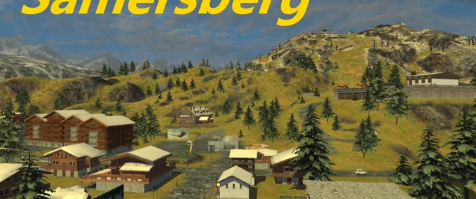 neue Maps Samersberg Skiregion Simulator mod