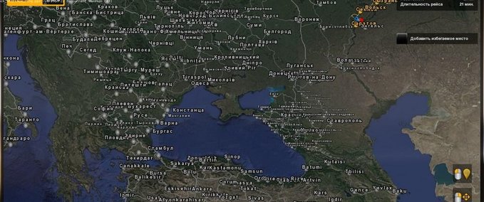 Maps Satellitenkarte [1.36.x] Eurotruck Simulator mod