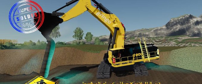 Bagger & Radlader Gringo t800 Landwirtschafts Simulator mod