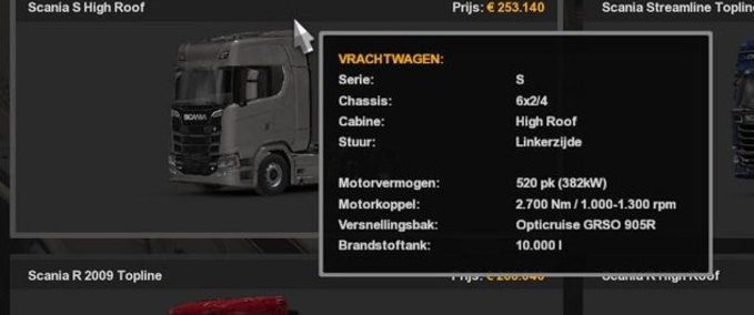 Scania Scania S 10.000l Treibstoff Tank [1.36.x] Eurotruck Simulator mod