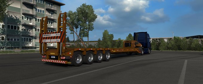 Trailer Maschinenlader [1.36.x] Eurotruck Simulator mod