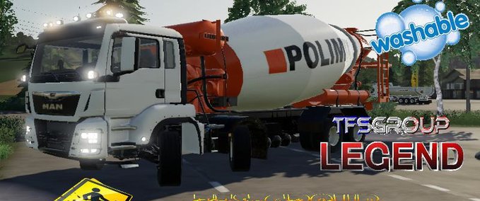 Sonstige Fahrzeuge MAN TOUPIE POLIMIX Landwirtschafts Simulator mod