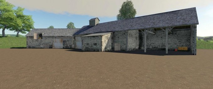 Gebäude Old Stone Barn Placeable Landwirtschafts Simulator mod