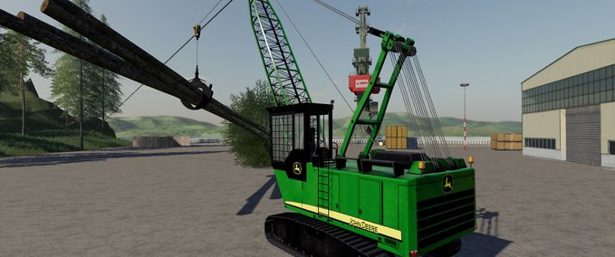 Bagger & Radlader John Deere Grapple Yarder Landwirtschafts Simulator mod