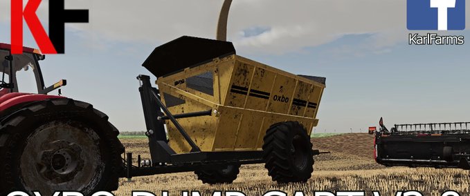 Überladewagen Oxbo High Tip Dump Cart Landwirtschafts Simulator mod