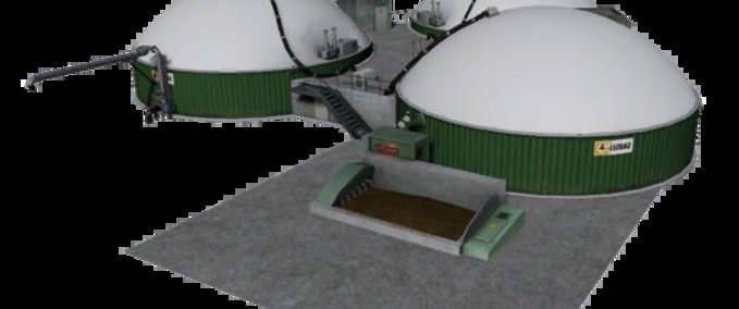 Gebäude mit Funktion LIZARD BioGasPlant Landwirtschafts Simulator mod