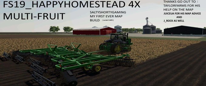 Maps FS19 HAPPY HOMESTEAD Farming Simulator mod