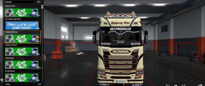 Skins Scania Next Gen S Skin Paket von Wolf [1.36.x] Eurotruck Simulator mod