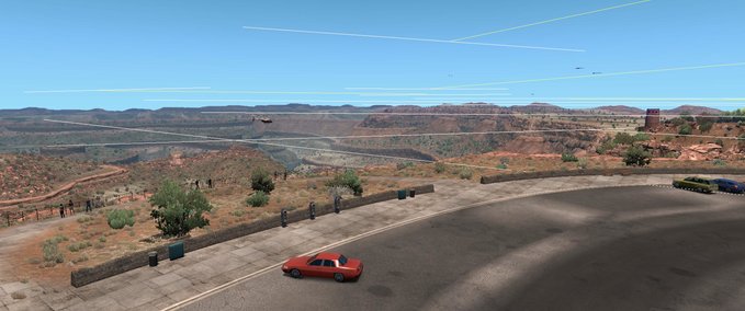 Maps GRAND CANYON REBUILD [1.36.X] American Truck Simulator mod