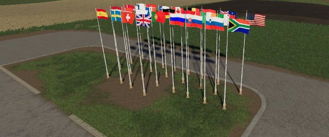Objekte International Flags Landwirtschafts Simulator mod