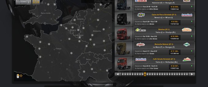 Sonstige Schnelle Aufträge Felgen Set Up für SCS LKWs [1.36.x] Eurotruck Simulator mod