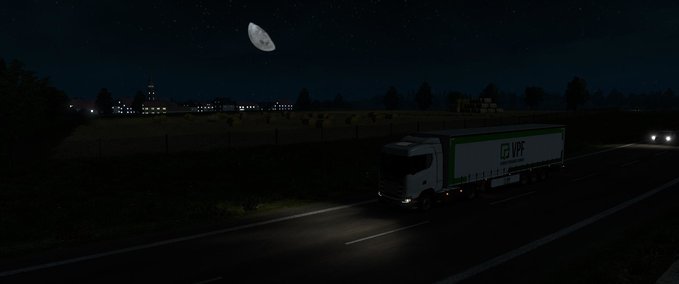 Mods [ATS] Realistischer Nachthimmel  [1.36.X] American Truck Simulator mod