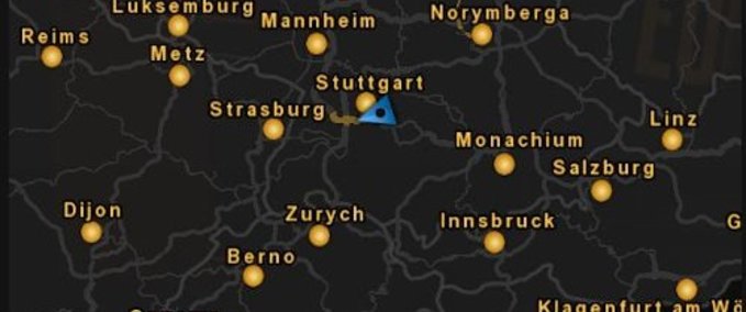 Maps Karten Layout in verschiedenen Farben [1.36.x] Eurotruck Simulator mod