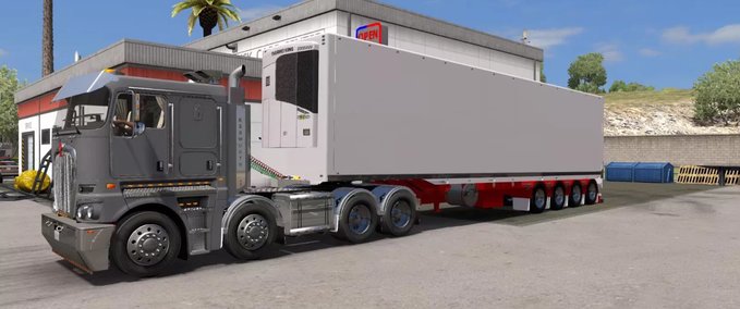 Trailer 4 Anhänger FTE von vNzxt Custom Mods (1.36.x) American Truck Simulator mod
