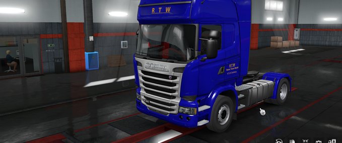 Skins Scania Streamline RTW - Skin 1.36.x Eurotruck Simulator mod