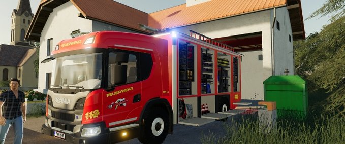 Feuerwehr Der neue Scania L 320 TLf V.2 (Umbau) Landwirtschafts Simulator mod