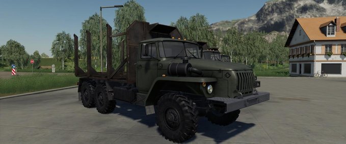 MAZ & Kamaz & Gaz Ural 4320 Timber Truck Landwirtschafts Simulator mod