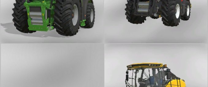 Sonstige Selbstfahrer drei Häcksler mit Fassungsvermögen Landwirtschafts Simulator mod