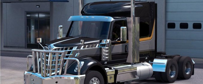 Anbauteile International LoneStar Magnum Stoßfänger [1.37.x] American Truck Simulator mod