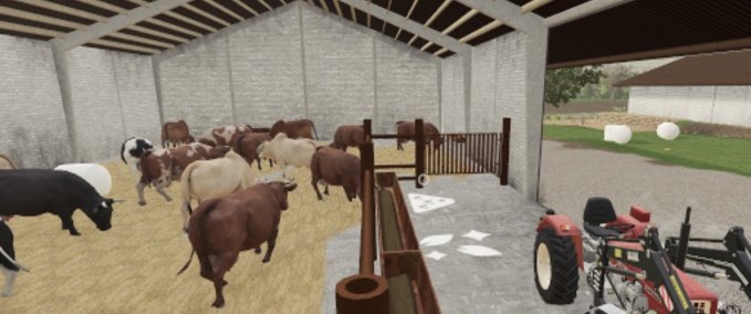 Gebäude OBORA COWBARN Landwirtschafts Simulator mod