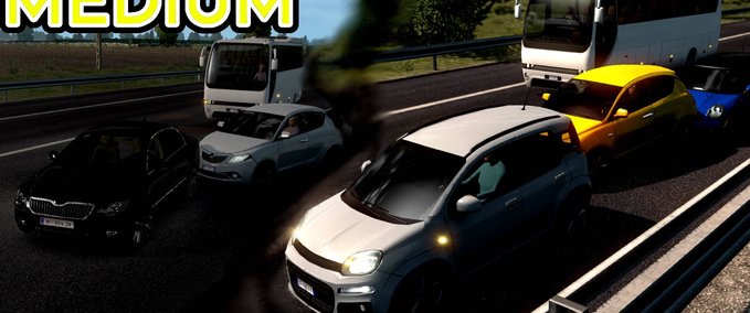 AI Zufällige Zusammenstöße & Fahrer die weniger Vorsicht walten lassen [3 verschiedene Varianten] 1.36.x Eurotruck Simulator mod