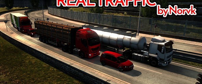 AI Realistisches Verkehrsaufkommen von Norvk [1.36.x] Eurotruck Simulator mod